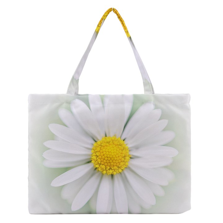 Art Daisy Flower Art Flower Deco Zipper Medium Tote Bag