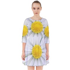 Art Daisy Flower Art Flower Deco Smock Dress