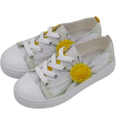 Art Daisy Flower Art Flower Deco Kids  Low Top Canvas Sneakers