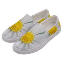 Art Daisy Flower Art Flower Deco Men s Canvas Slip Ons