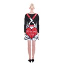 Love Abstract Heart Romance Shape Suspender Skater Skirt View2