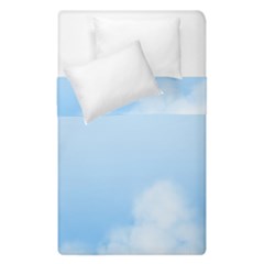 Sky Cloud Blue Texture Duvet Cover Double Side (single Size) by Nexatart