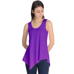 Halftone Background Pattern Purple Sleeveless Tunic by Nexatart