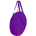 Halftone Background Pattern Purple Giant Round Zipper Tote View3