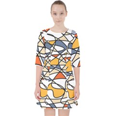 Abstract Background Abstract Pocket Dress