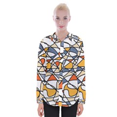 Abstract Background Abstract Womens Long Sleeve Shirt