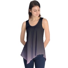 Halftone Background Pattern Black Sleeveless Tunic by Nexatart