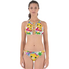 Bear Strawberries Perfectly Cut Out Bikini Set by Nexatart