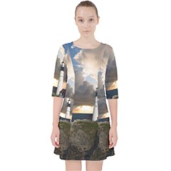 Lighthouse Beacon Light House Pocket Dress by Nexatart