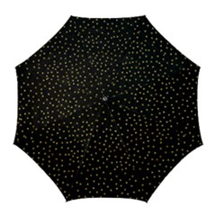 Grunge Pattern Black Triangles Golf Umbrellas