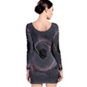 Black Hole Blue Space Galaxy Star Long Sleeve Bodycon Dress View2