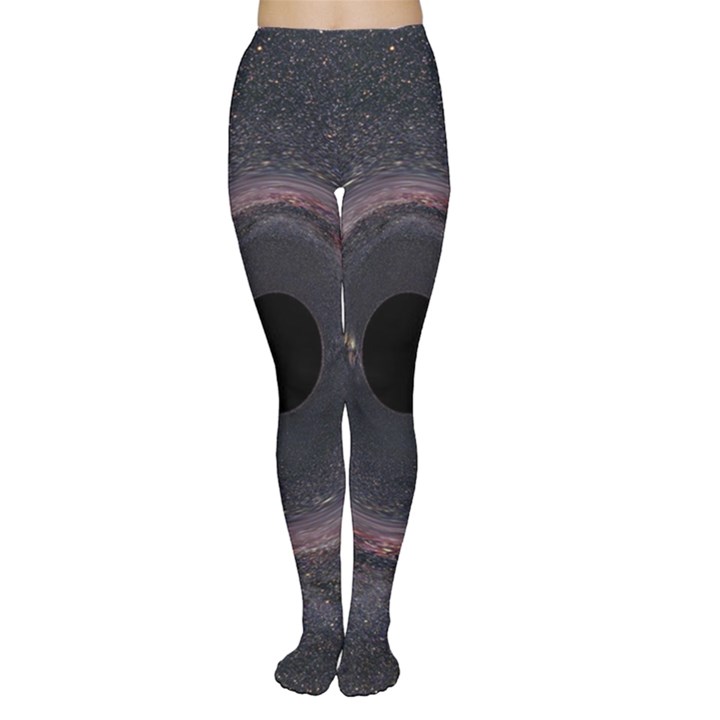 Black Hole Blue Space Galaxy Star Women s Tights