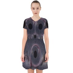 Black Hole Blue Space Galaxy Star Adorable in Chiffon Dress