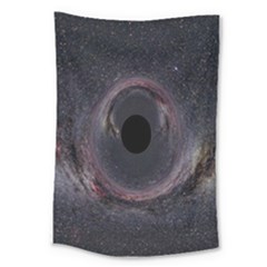 Black Hole Blue Space Galaxy Star Large Tapestry