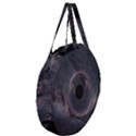 Black Hole Blue Space Galaxy Star Giant Round Zipper Tote View3