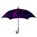 Black Hole Rainbow Blue Purple Hook Handle Umbrellas (Large) View3