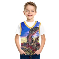 Cd-03 Kids  Basketball Tank Top