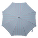 Bleu Pink Line Vertical Hook Handle Umbrellas (Medium) View1