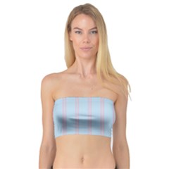 Bleu Pink Line Vertical Bandeau Top by Mariart