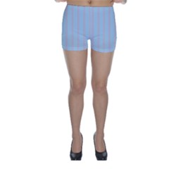 Bleu Pink Line Vertical Skinny Shorts