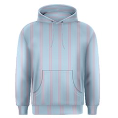 Bleu Pink Line Vertical Men s Pullover Hoodie by Mariart