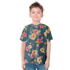 Aloha Hawaii Flower Floral Sexy Kids  Cotton Tee