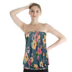 Aloha Hawaii Flower Floral Sexy Strapless Top