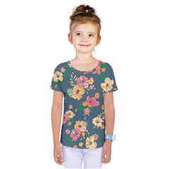 Aloha Hawaii Flower Floral Sexy Kids  One Piece Tee