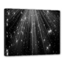 Black Rays Light Stars Space Canvas 20  x 16  View1