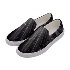 Black Rays Light Stars Space Women s Canvas Slip Ons by Mariart