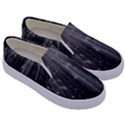 Black Rays Light Stars Space Kids  Canvas Slip Ons View3