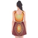 Badge Gilding Sun Red Oriental Scoop Neck Skater Dress View2