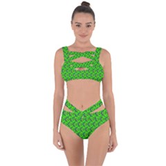 Abstract Art Circles Swirls Stars Bandaged Up Bikini Set  by Nexatart