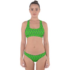 Abstract Art Circles Swirls Stars Cross Back Hipster Bikini Set by Nexatart