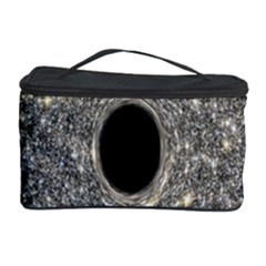 Black Hole Blue Space Galaxy Star Light Cosmetic Storage Case by Mariart