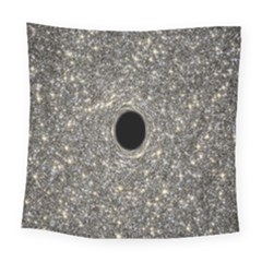 Black Hole Blue Space Galaxy Star Light Square Tapestry (large) by Mariart