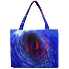 Blue Red Eye Space Hole Galaxy Mini Tote Bag by Mariart