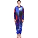 Blue Red Eye Space Hole Galaxy Hooded Jumpsuit (Ladies)  View1