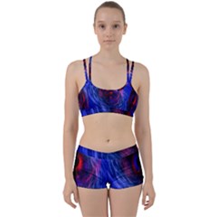 Blue Red Eye Space Hole Galaxy Women s Sports Set by Mariart