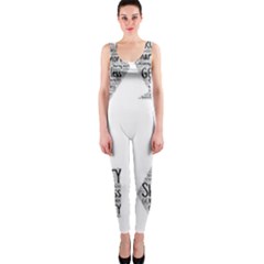 Recycling Generosity Consumption Onepiece Catsuit by Nexatart