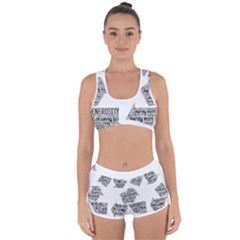 Recycling Generosity Consumption Racerback Boyleg Bikini Set by Nexatart