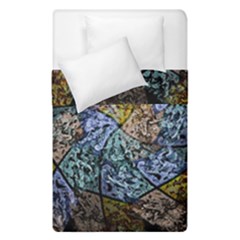 Multi Color Tile Twirl Octagon Duvet Cover Double Side (single Size) by Nexatart