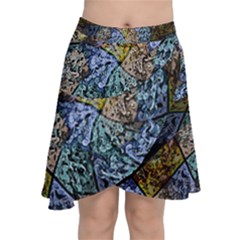 Multi Color Tile Twirl Octagon Chiffon Wrap by Nexatart