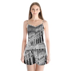 Architecture Parliament Landmark Satin Pajamas Set by Nexatart