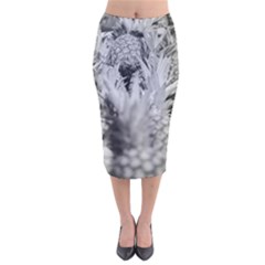 Pineapple Market Fruit Food Fresh Velvet Midi Pencil Skirt