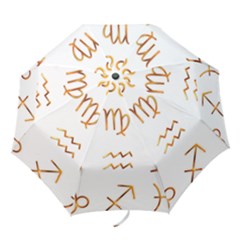 Signs Of The Zodiac Zodiac Aries Folding Umbrellas by Nexatart