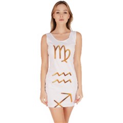 Signs Of The Zodiac Zodiac Aries Bodycon Dress by Nexatart