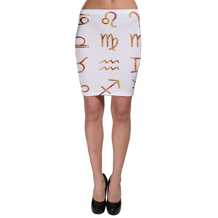 Signs Of The Zodiac Zodiac Aries Bodycon Skirt