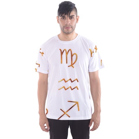 Signs Of The Zodiac Zodiac Aries Men s Sports Mesh Tee by Nexatart