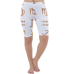 Signs Of The Zodiac Zodiac Aries Cropped Leggings  by Nexatart